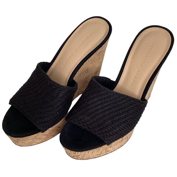 Black Wedge Sandals - Picture 5 of 10